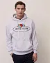  Vintage Hooded Sweat Classic Large Logo Print - Fruit of the Loom Vintage Collection