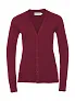  Ladies' V-Neck Knitted Cardigan - Russell Collection