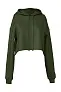  Ženski skraćeni hoodie od flisa - Bella+Canvas