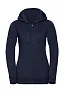  Ladies' Authentic Melange Zipped Hood Sweat - Russell 