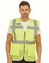  Fluo Open Mesh Executive Waistcoat - Yoko