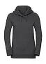  Ženski melange hoodie s patentnim zatvaračem - Russell 