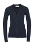  Ladies' V-Neck Knitted Cardigan - Russell Collection