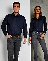 Women's Tailored Fit Workwear Oxford Shirt - Kustom Kit