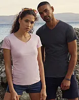 Valueweight kratka majica s V-izrezom - Fruit of the Loom