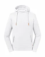 Pure Organic High Collar Hooded Sweat - Russell Pure Organic