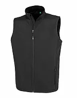 Men's Recycled 2-Layer Printable Softshell B/W - Result Genuine Recycled