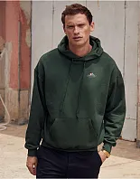 Vintage hoodie s malim printom - Fruit of the Loom Vintage Collection