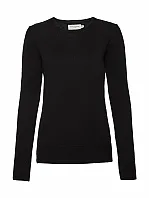 Ladies' Crew Neck Knitted Pullover - Russell Collection