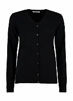 Women's Classic Fit Arundel V Neck Cardigan - Kustom Kit