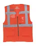  Fluo Open Mesh Executive Waistcoat - Yoko