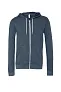  Unisex hoodie od poli pamuka s patentnim zatvaračem - Bella+Canvas