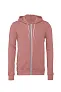  Unisex hoodie od poli pamuka s patentnim zatvaračem - Bella+Canvas
