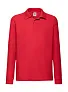  Kids 65/35 Long Sleeve Polo - Fruit of the Loom