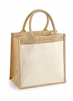 Cotton Pocket Jute Midi Tote - Westford Mill