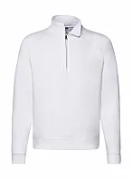 Premium Zip Neck Sweat - Fruit of the Loom