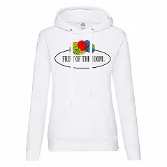 Ženski vintage hoodie s velikim logom - Fruit of the Loom Vintage Collection
