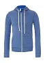  Unisex triblend hoodie s patentnim zatvaračem - Bella+Canvas