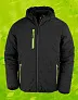  Black Compass Padded Winter Jacket - Result Recycled