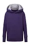  Kids' Contrast Hoodie - SG