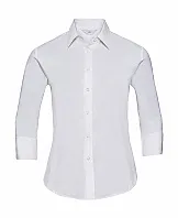 Ladies' 3/4 Sleeve Easy Care Fitted Shirt - Russell Collection