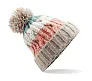  Corkscrew Pom Pom Beanie - Beechfield