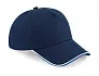  Authentic 5 Panel Cap - Piped Peak - Beechfield