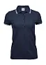  Ladies Luxury Stripe Stretch Polo - Tee Jays