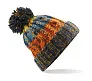  Corkscrew Pom Pom Beanie - Beechfield