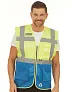  Fluo Open Mesh Executive Waistcoat - Yoko