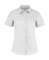 Women's Tailored Fit Poplin Shirt SSL - Kustom Kit