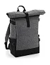  Block Roll-Top Backpack - Bagbase
