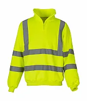 Fluo 1/4 Zip Sweat Shirt - Yoko