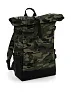  Block Roll-Top Backpack - Bagbase