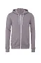  Unisex hoodie od poli pamuka s patentnim zatvaračem - Bella+Canvas
