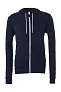  Unisex hoodie od poli pamuka s patentnim zatvaračem - Bella+Canvas