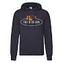  Vintage Hooded Sweat Classic Large Logo Print - Fruit of the Loom Vintage Collection