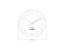 TWINGO wall clock