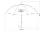 ZEUS umbrella with automatic opening - CASTELLI