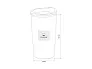 STEEL metal travel mug