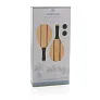  Wooden frescobol tennis set - XD Collection