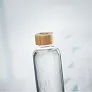 FRISIAN Glass bottle 650ml, bamboo lid
