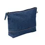 STYLE POUCH Recycled denim cosmetic pouch