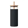 STRASS Glass tumbler 450ml bamboo lid