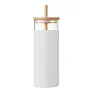 STRASS Glass tumbler 450ml bamboo lid