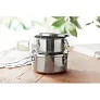 ELLES Set of 2 stainless steel boxes