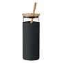 STRASS Glass tumbler 450ml bamboo lid