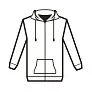 THC AMSTERDAM WH Men's hooded full zipped sweatshirt