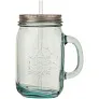 Juggo recycled glass mug with straw - Authentic