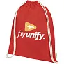 Orissa 100 g/m² GOTS organic cotton drawstring backpack